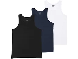 BLU ROCK LC-MMTT-703-BK-NV-WH / S Small 3Pk Mens Micro Waffl