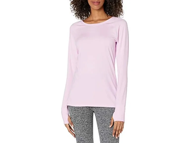 Amazon Essentials Women (M) Long Top Pale Pink