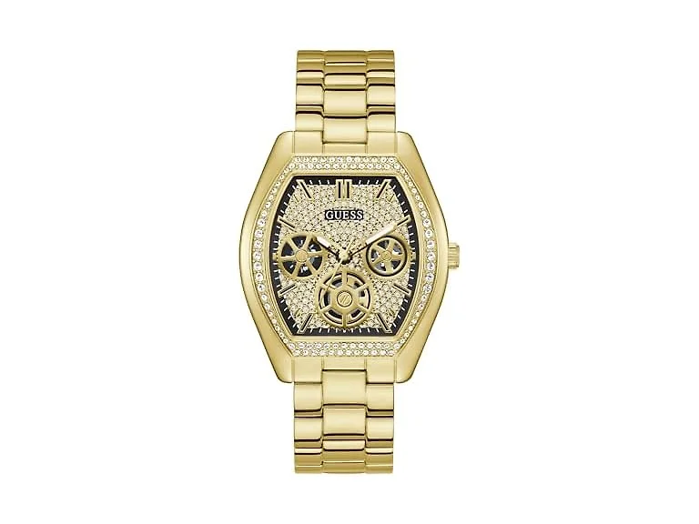 Guess Men's 40.7mm Watch Gold Tone Stainless Steel