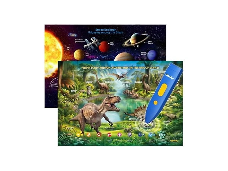 Interactive Space and Dinosaur Poster