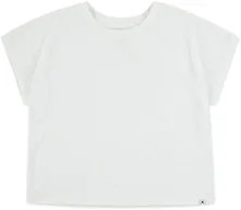 Hurley Girls Soft Knit Basic T-Shirt, Marshmallow, X-Large