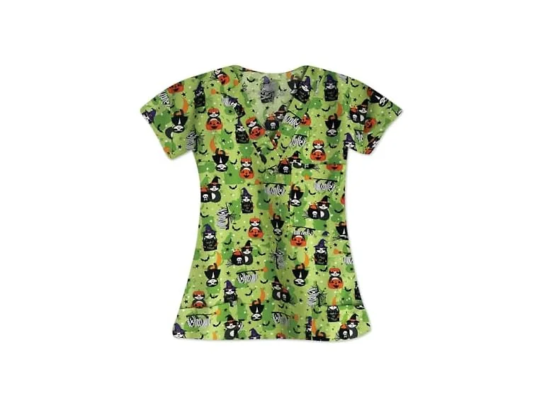 I Love Scrubs Halloween Scrub Top 