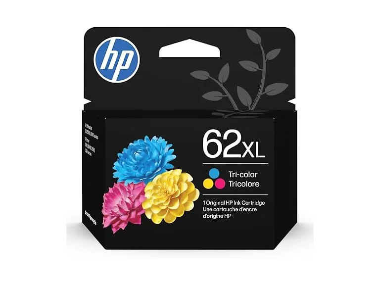 Original HP 62XL Tri-color High-yield Ink