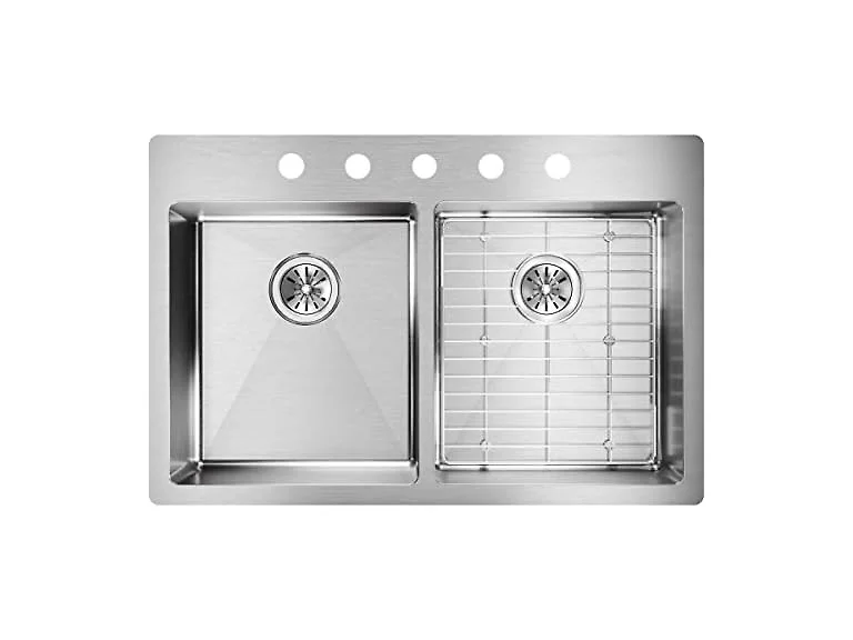 Elkay Equal Double Bowl Dual Mount Stainless Kit