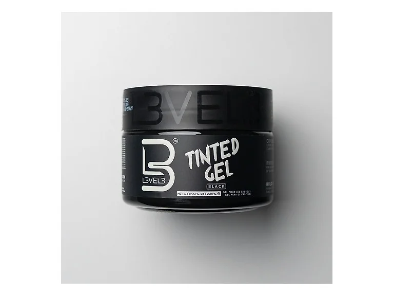 Level 3 Tinted Hair Gel, Black, 8.45 oz, 3 Pack