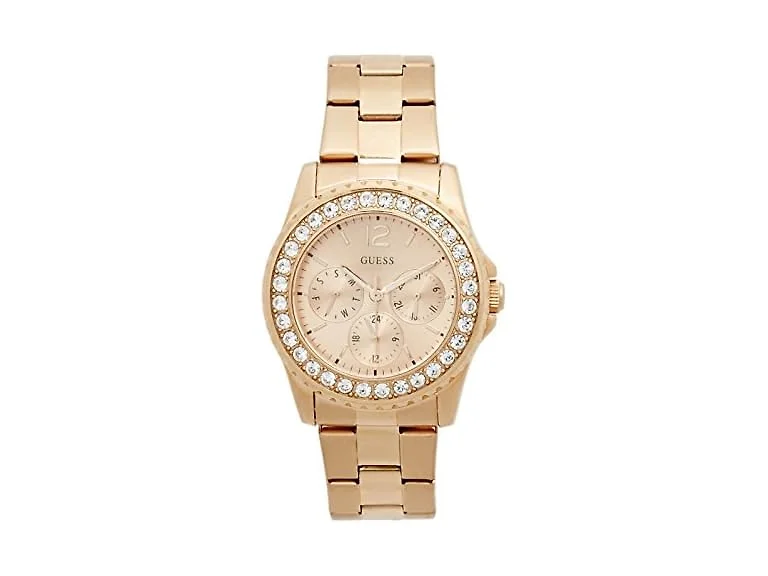 GUESS Women's 37mm Rose Gold Tone Watch