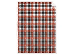 NFL Team Sherpa Plaid Blanket - Cleveland Browns
