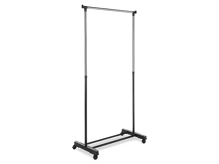 Whitmor Adjustable Garment Rack Black/Chrome