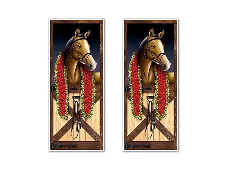 Beistle 2-Pack Horse Racing Door Covers