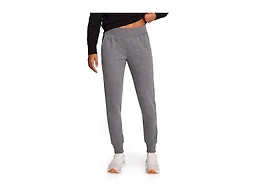 HEAD Women’s Rib Mix Jogger, Slim Fit, 29” Inseam, Lightweight Cotton-Poly Fleece Material, Flint Grey Heather, Medium