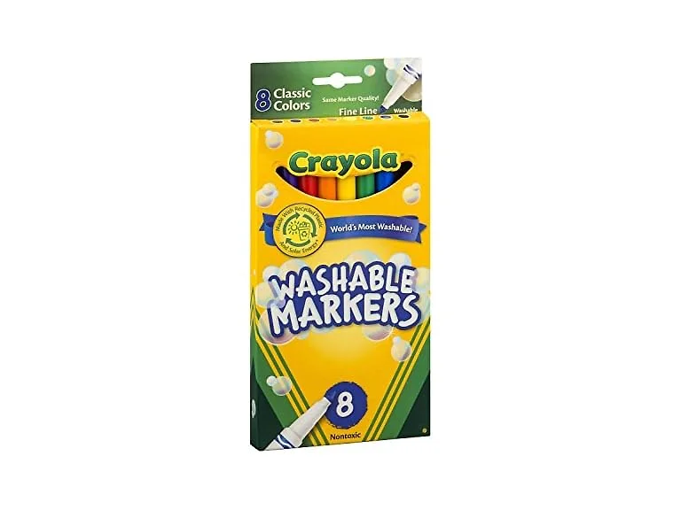 Crayola Washable Markers - 8-Per Box