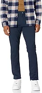 Amazon Essentials Men's 5-Pocket Stretch Twill Jeans-Inspired Casual Pants, Navy, 42W x 28L