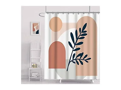Quinnsus Abstract Boho Shower Curt Mid