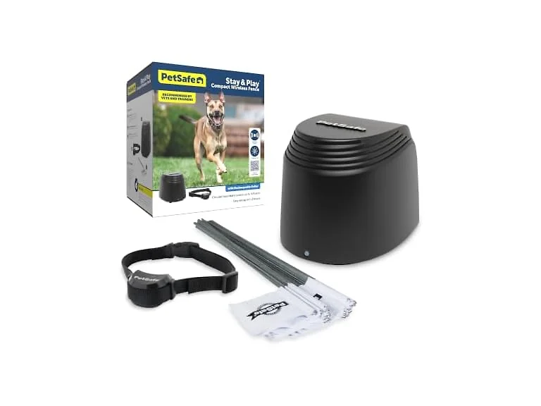 PetSafe Stay & Play Compact Wireless Dog Fence, Up to 3/4 Acre