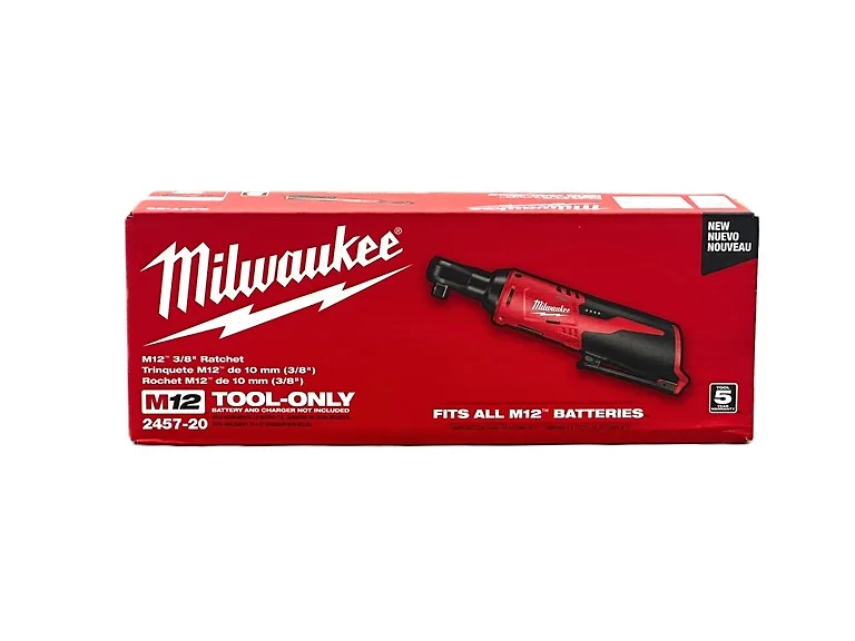 Milwaukee 2457-20 M12 Ratchet w/Variable Speed
