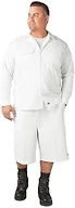 Dickies mens Long Sleeve Work - Big & Tall Button Down Shirt, White, X-Large Tall US