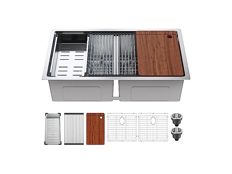 EVOR Kitchen Sink, 304 Stainless Steel