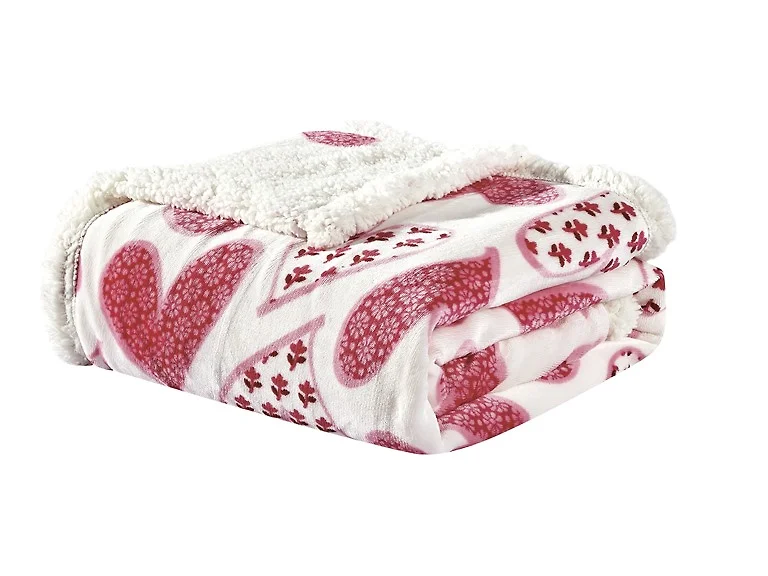 Noble House Scarlett Sherpa Throw