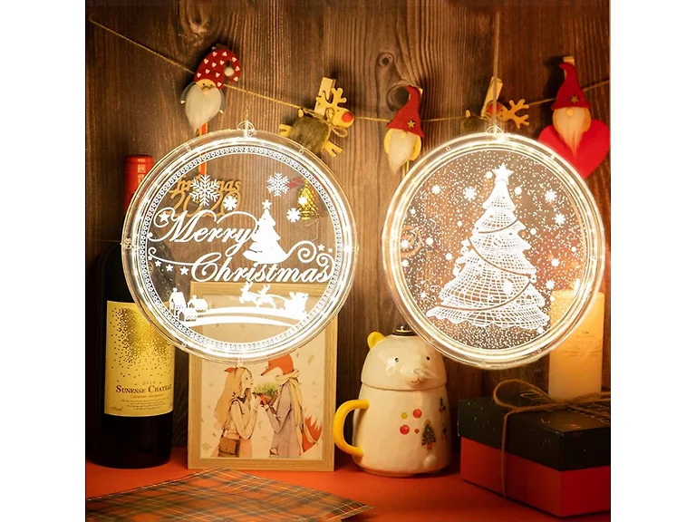Hakol 3D Large Christmas LED Hanging Lights
