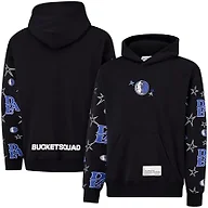 Bucketsquad Youth X Ultra Game NBA Officially Licensed Buckie Hoodie Sweatshirt, Dallas Mavericks, Black, YXL