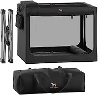 NOAH & PAW CO-BLACK-L-NV L NOAH & PAW Collapsible Dog C