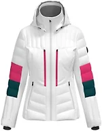 HEAD Women's Clairice Waterproof Insulated Ski Jacket - PrimaLoft ThermoPlume, Detachable Hood - White, X-Small (34)