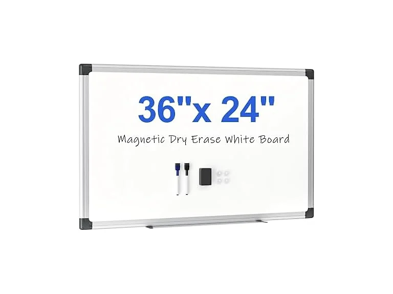 Scribanx Magnetic Dry Erase Board 36 24