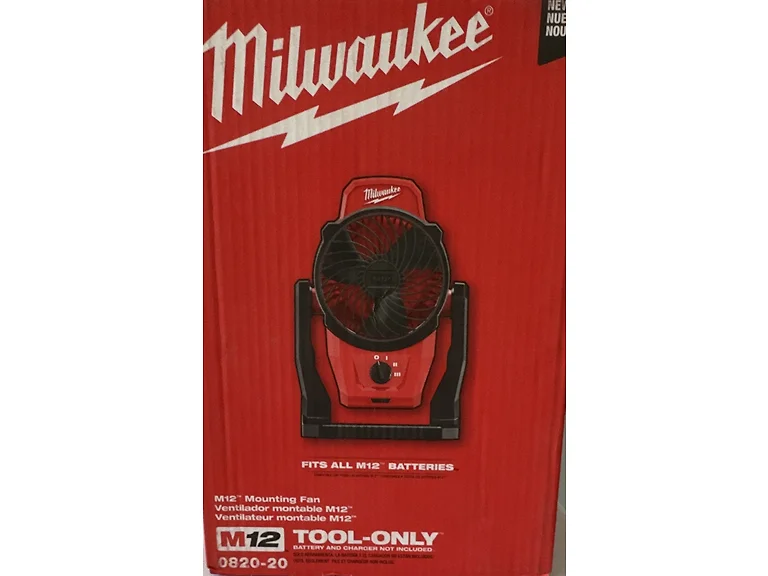 Milwaukee 0820-20 M12 12-Volt Jobsite Fan