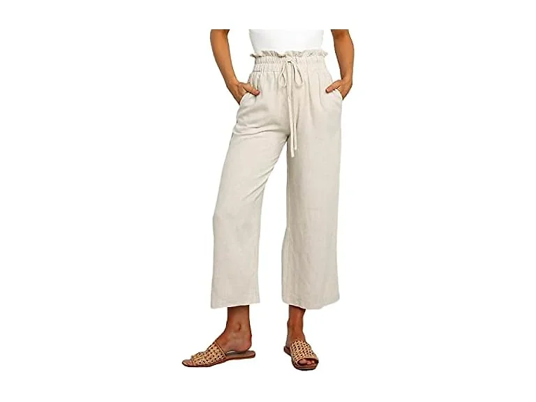 Dokotoo Women (XL) Comfy Casual Loose Tie Pants