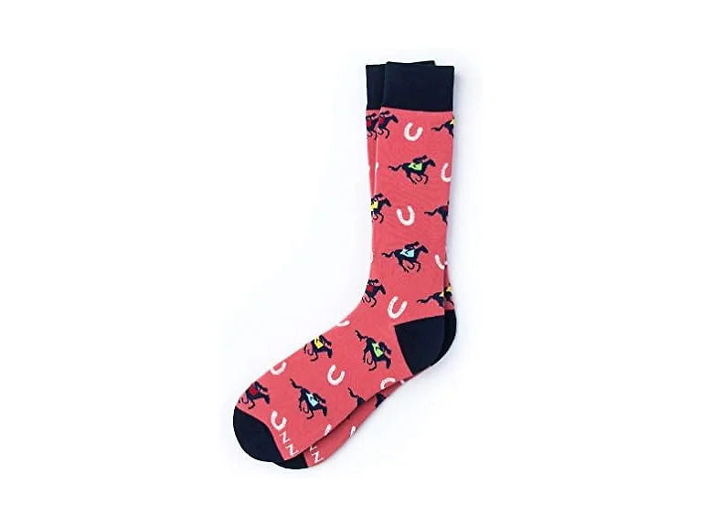 Alynn Men (Men's) Talk Derby Me Men's Horse Socks