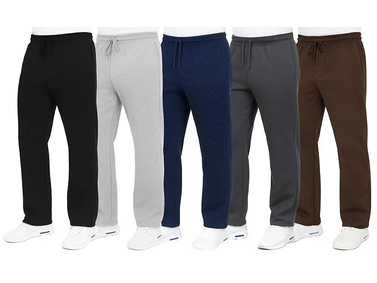 3Pk Asst Mens Heavyweight Fleece Pants