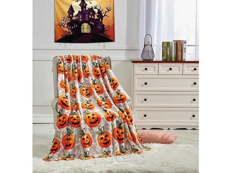 Noble House Pumpkins Throw (2 Pack)
