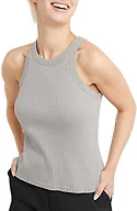 Hanes Women's Originals Racerback Tank Top, 100% Cotton Ribbed Tank, Women's Sleeveless Shirt