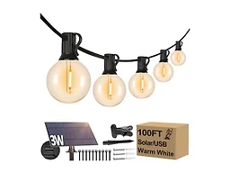 G40 Solar Lights 100FT 36T