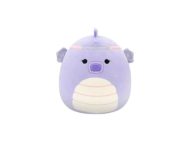 Squishmallows Original 12in Eartha The Purple Seahorse