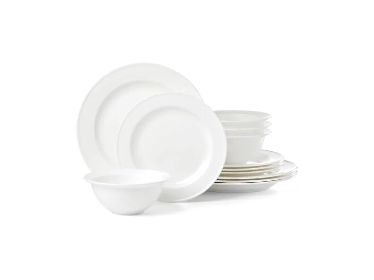 Lenox Dinnerware Set, Studio 1414 Rimmed 12-Piece Set