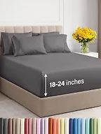 6 Piece Extra Deep Breathable Sheet Set