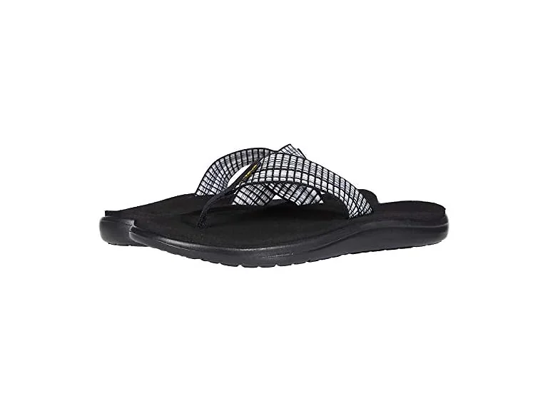Teva womens Voya Flip Flop, White Multi, 8 US
