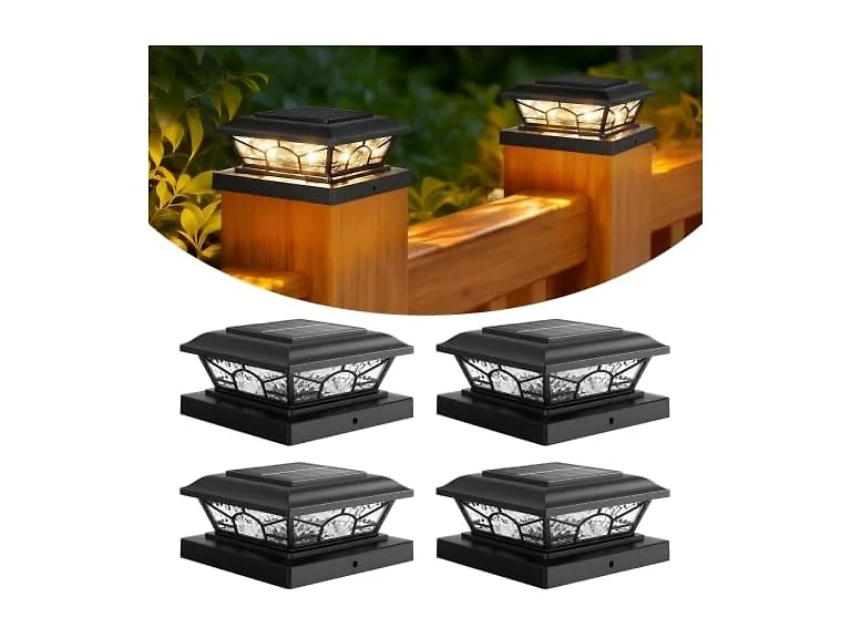 Brightever 4-Pack 4x4/3.5x3.5 Post Cap