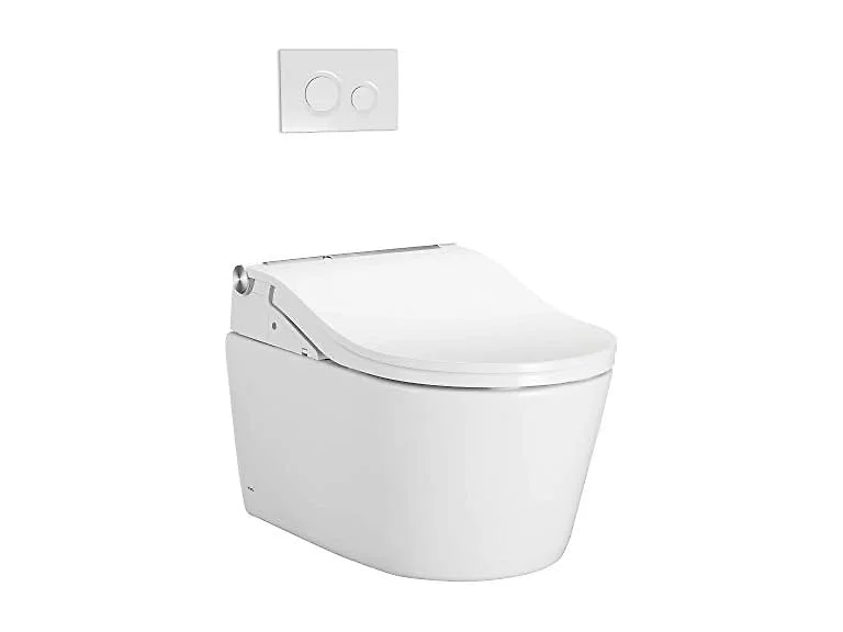 TOTO WASHLET+ RP Wall-Hung D-Shape Toilet w Bidet Seat