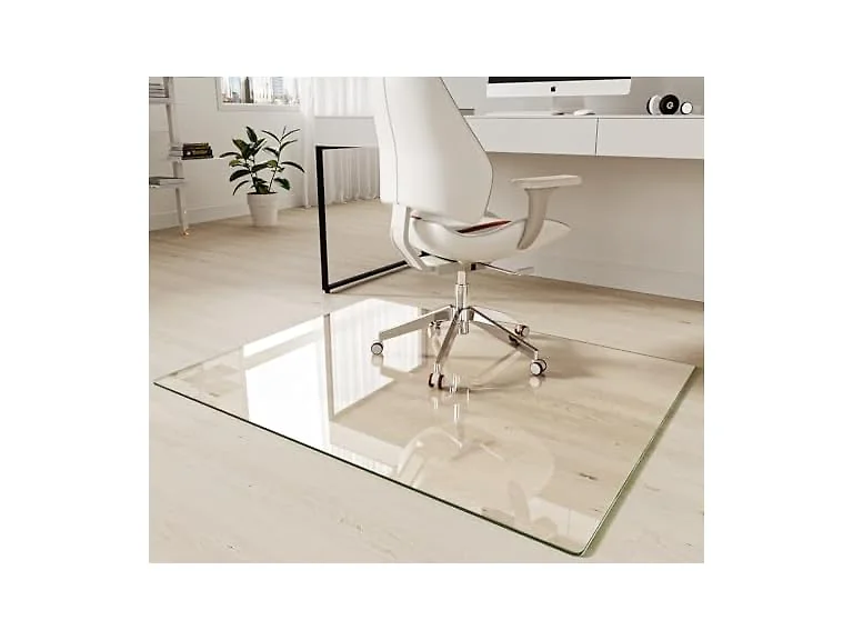 Koonmi 36" x 46" Upgraded Glass Chair Mat