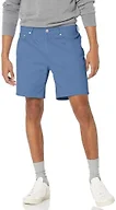 Amazon Essentials Men's Slim-Fit 7" Inseam Stretch 5-Pocket Shorts with Tapered Leg, Cornflower Blue, 34