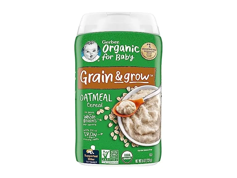 Gerber Organic Oatmeal Cereal 227g