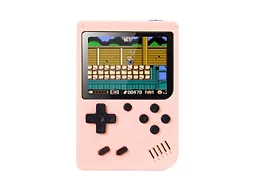 MQI MQ-GAME-PNK 400-in-1 Handheld Game Console Pink 