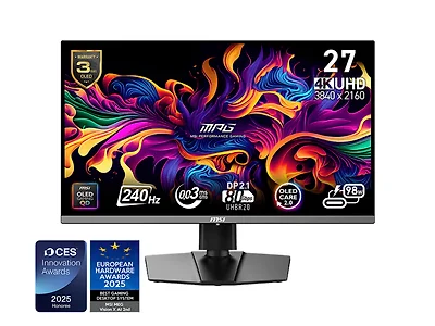 MSI 26.5" UHD Monitor | MPG 272URX QD-OLED