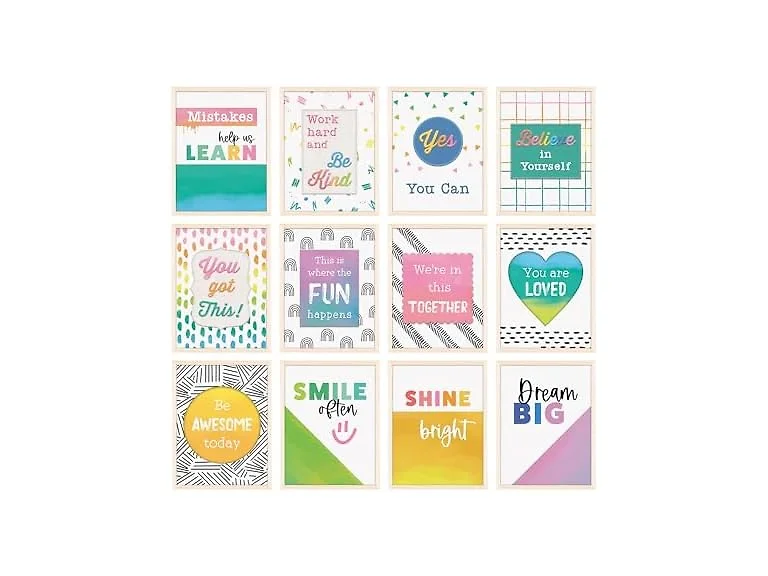 Carson Dellosa Education Creatively Inspired 12-Piece Posters