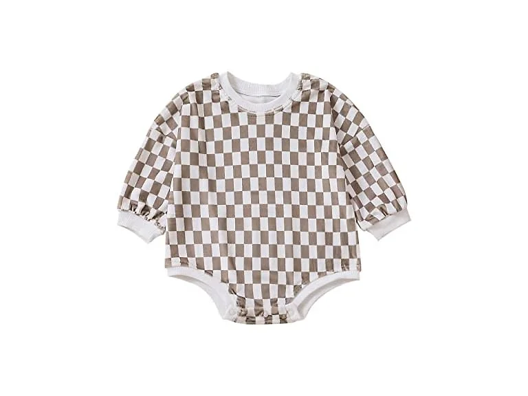 Kayotuas (6-12 MOS) Baby Oversized Long Romper