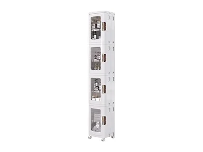 VECELO VECELO 4-Tier Narrow Storage Cabinet