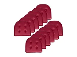 Sweet Home Collection SHC-UPU-12PK-BURG 12-Pack Faux