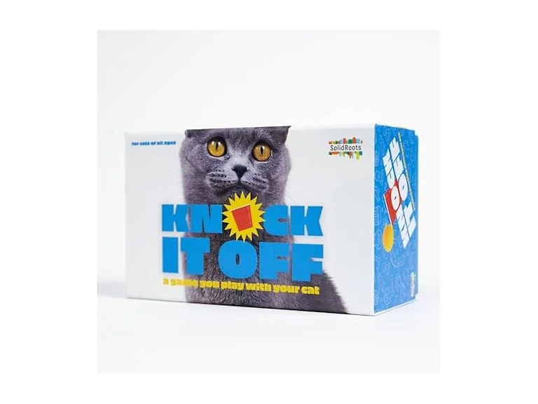 SolidRoots Knock it Off, The First and Only Game You Can Play with Your Cat
